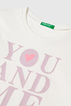 United Colors Of Benetton Kız Çocuk Tişört 3JERC10QM