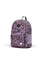 Herschel Heritage� Genç | Su İtici Kumaş Sırt Çantası, 14" Laptop Uyumlu, 26 L Lila - Pembe Leopar