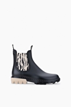Igor Rock Black Zebra Kadın Yağmur Botu W10333
