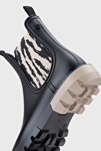 Igor Rock Black Zebra Kadın Yağmur Botu W10333