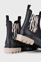 Igor Rock Black Zebra Kadın Yağmur Botu W10333