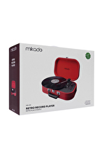 Mikado Nostalgia MN-101 Pikap Kırmızı Usb+RCA+Bluetooth Destekli Müzik Kutusu