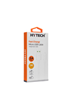 Hytech HY-X83 1m 2A Micro Usb Beyaz Şarj Kablosu