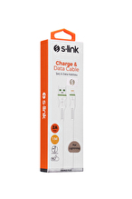 S-link SL-X202 2A Lightning Güvenli Hızlı Data + Sarj Kablosu
