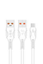 S-link SL-X243 3A Type-C Güvenli Hızlı Data + Sarj Kablosu