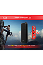 Asonic AS-P10 10000mAh 2*USB Output Powerbank Siyah Taşınabilir Pil Şarj Cihazı