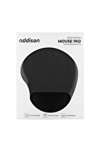 Addison 300521 Bileklik Destekli Siyah Mouse Pad