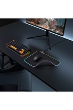 Rampage Pulsar RGB M (MP-21) Siyah 252*328*3mm RGB Ledli Gaming Mouse Pad