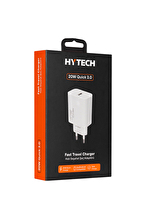 Hytech HY-XT60 20W Quick 3.0 Beyaz Ev Hızlı Şarj Adaptör