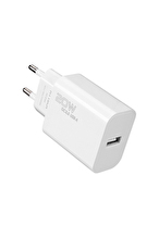 Hytech HY-XT60 20W Quick 3.0 Beyaz Ev Hızlı Şarj Adaptör