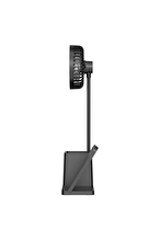 S-link SL-M9055 Siyah TypeC 10W Kablosuz Şarj Cihazı Fanlı Kalemlikli Masa Lambası