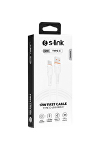 S-link SL-X246E 1Metre 2A Type-C Güvenli Hızlı Data + Sarj Kablosu