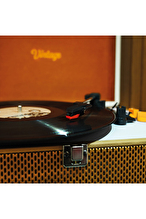 UMİE Vintage UM-P353 Pikap Bluetooth'lu 3.5mm AUXIN&RCAO Destekli Müzik Kutusu