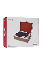 UMİE Vintage UM-P353 Pikap Bluetooth'lu 3.5mm AUXIN&RCAO Destekli Müzik Kutusu