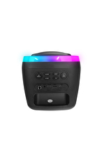 Mikado MD-C18 Siyah 8W RGB Işıklı Taşınabilir Speaker Hoparlör