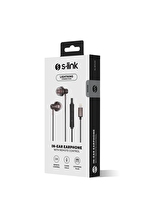 S-link SL-BTL03 Siyah iPhone Telefon Uyumlu Lightning Konnektörlü Metal Bluetooth Kulaklık