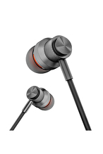Hytech HY-XBK59 Siyah iPhone Telefon Uyumlu Lightning Konnektörlü Metal Bluetooth Kulaklık