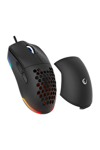 Rampage BLINK Siyah 7 Makro Tuşlu RGB 12800 DPI Gaming Oyuncu Mouse