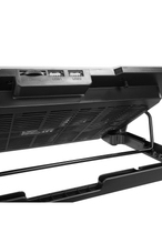 Rampage S48 FREEZ Gümüş 10 Mode RGB 70*70*10MM*6 Adet Fan 9''-17'' Notebook Soğutucu Stand