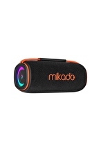 Mikado MD-32BT Siyah IPX6 30W RGB Işıklı 4500mAh TF KART+USB Destekli Bluetooth Hoparlör