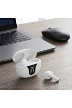 S-link AirLite X-4 Beyaz 4 Mikrofonlu ENC + ANC Bluetooth V5.4 TWS Gerçek Kablosuz Kulaklık