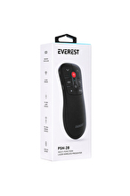 Everest PSN-28 Çok İşlevli USB Kırmızı Lazerli 2.4Ghz Kablosuz Type C Profesyonel Sunum Cihazı