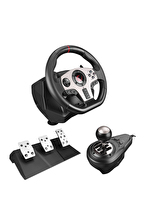 Rampage El Vitesli Gaming Oyuncu Direksiyonu Seti V902 PC 3 Pedallı