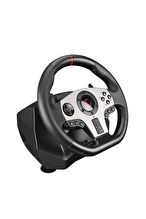 Rampage El Vitesli Gaming Oyuncu Direksiyonu Seti V902 PC 3 Pedallı
