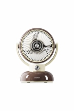 Everest EFN12 Kahve 1200mAh 3 Hız Kademe Led Işıklı Retro Masaüstü Usb Fan