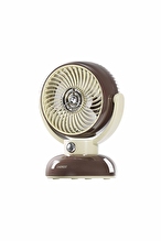Everest EFN12 Kahve 1200mAh 3 Hız Kademe Led Işıklı Retro Masaüstü Usb Fan