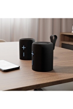 Mikado MD-51BT Cyclone Siyah 20W 1800mAh + 1800mAh TF-AUX-TWS-IPX6 Mıknatıslı Bluetooth Hoparlör