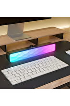 Mikado MD-SBT31 Siyah 5W*2 1200mAh BT,RGB,TF Card,Type-C ,USB Soundbar Speaker