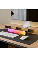 Mikado MD-SBT31 Siyah 5W*2 1200mAh BT,RGB,TF Card,Type-C ,USB Soundbar Speaker