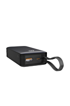 S-link G350 10000mAh PD35W+QC30W-HSC22,5W Siyah LCD Taşınabilir Pil Şarj Cihazı Powerbank