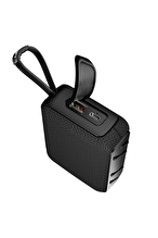 Asonic AS-03 Siyah USB-TF-TWS-Bluetooth Destekli 5W 1200mAh Type-C Speaker