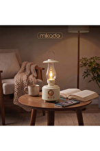 Mikado MD-1 Lüxound 1800mAh 5W Beyaz Bluetooth-Aux-Usb-TF Card Destekli Işıklı Speaker