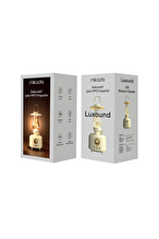 Mikado MD-1 Lüxound 1800mAh 5W Beyaz Bluetooth-Aux-Usb-TF Card Destekli Işıklı Speaker