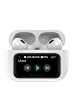 Asonic AS-TWS6S Beyaz Mobil Telefon Uyumlu Bluetooth 5.4V Ekranlı TWS Mikrofonlu Kulaklık