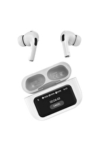 Asonic AS-TWS6S Beyaz Mobil Telefon Uyumlu Bluetooth 5.4V Ekranlı TWS Mikrofonlu Kulaklık