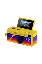 Everest ADK1984 Sarı 1.6MP Çevrilebilir Ekran Konteyner Tipi Retro Anahtarlık Mini Dijital Kamera