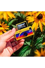 Everest ADK1984 Sarı 1.6MP Çevrilebilir Ekran Konteyner Tipi Retro Anahtarlık Mini Dijital Kamera