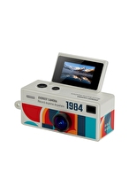 Everest ADK1984 Beyaz 1.6MP Çevrilebilir Ekran Konteyner Tipi Retro Anahtarlık Mini Dijital Kamera
