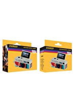 Everest ADK1984 Beyaz 1.6MP Çevrilebilir Ekran Konteyner Tipi Retro Anahtarlık Mini Dijital Kamera