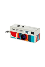 Everest ADK1981 Beyaz 1.6MP 300mAh Şarjli Konteyner Tipi Retro Anahtarlık Mini Dijital Kamera