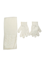 Kitti Kız Çocuk Atkı Bere Set P-K23160-04KRM