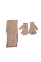 Kitti Kız Çocuk Atkı Bere Set P-K23160-04PDR