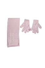 Kitti Kız Çocuk Atkı Bere Set P-K23160-04PMB