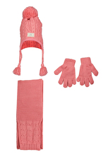 Kitti Kız Çocuk Atkı Bere Set P-K23160-04PMB