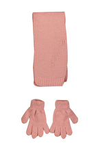 Kitti Kız Çocuk Atkı Bere Set P-K23160-05PMB