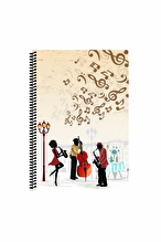 Art Style Defter A4 80 Yaprak Kareli PP Kapak Spiralli